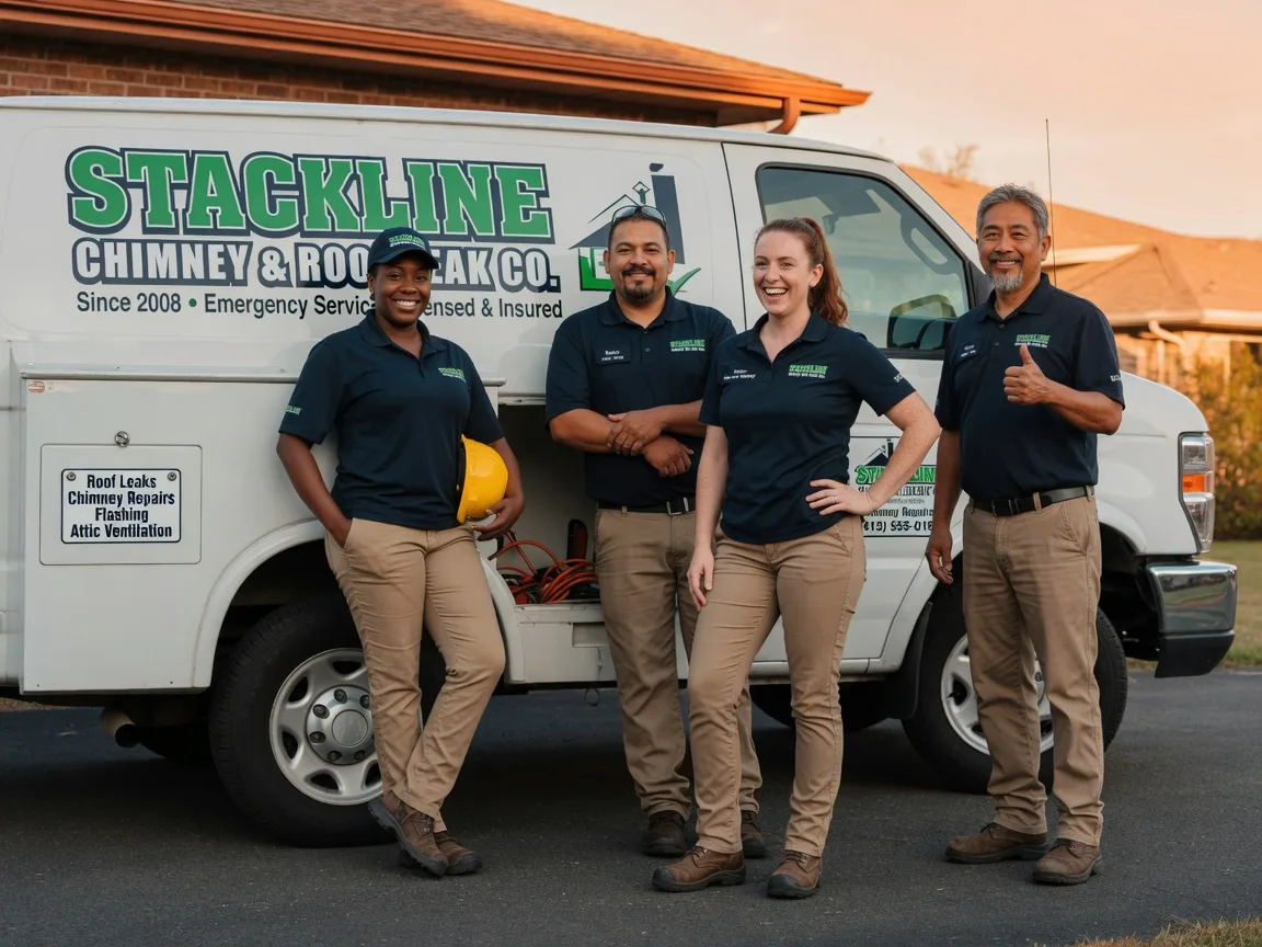 Chimney flashing repair company in Palmer, IL